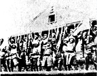 日军占领岳州车站