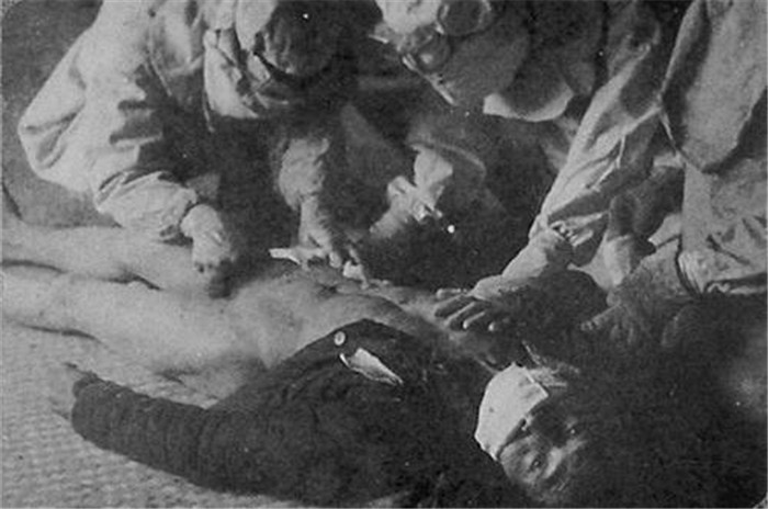 日本731部队活体解剖图片