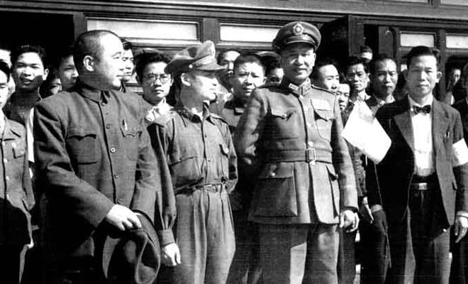 二二八事件后，白崇禧奉命前往台湾宣抚民众