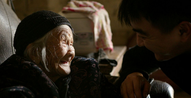 反应中国幸存慰安妇的电影《二十二》剧照