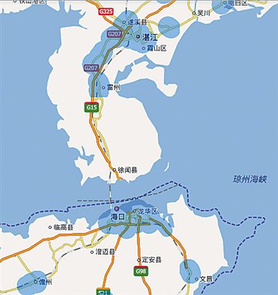 与海南岛一水之隔的广州湾（今湛江）曾经是法国的租界地，在抗日战争时期一度是海南人的避风港。
