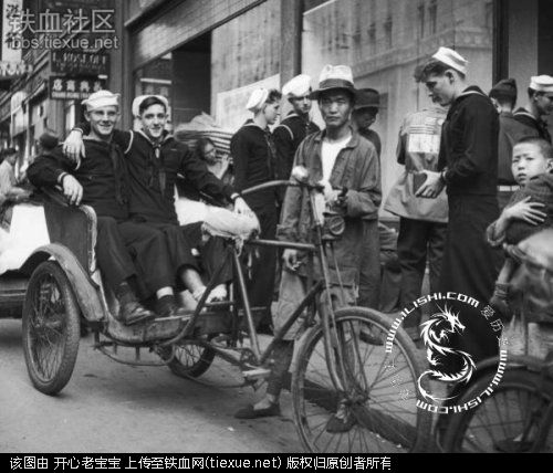 1945年抗战胜利后的上海老照片