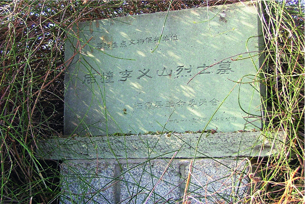 7-1李义山烈士墓 拍摄人：衣龙良拍摄时间：2010年11月20日.jpg