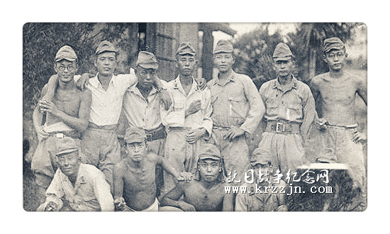 1943年中美合作所的日军战俘。
