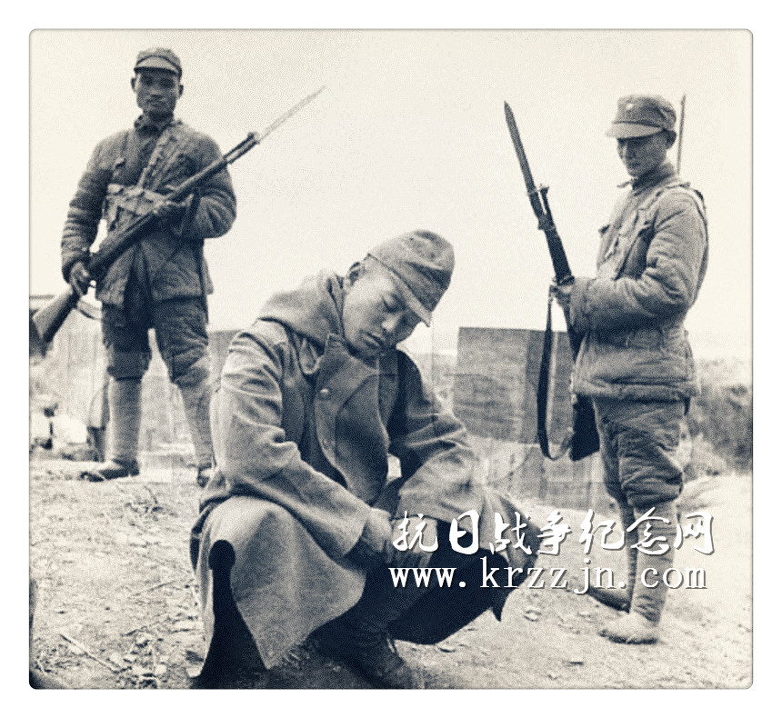 常德会战中的日军俘虏。