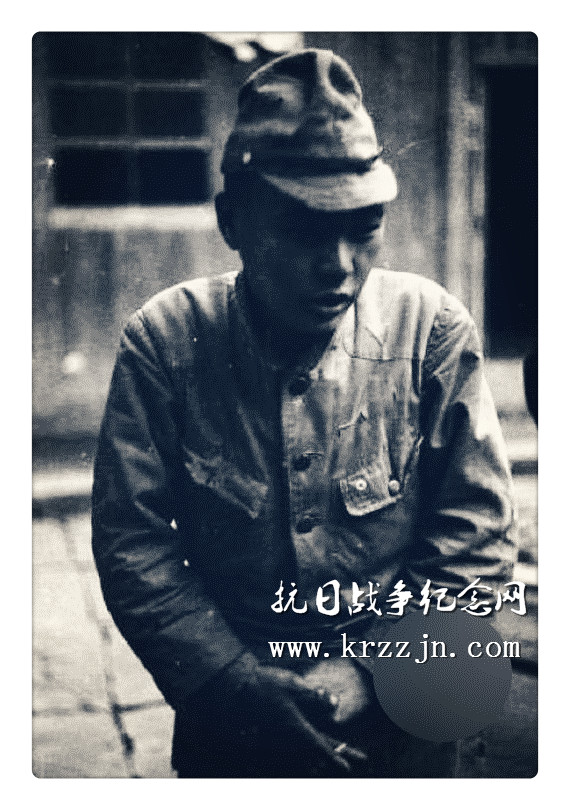 图为常德会战中被俘虏的日军士兵1