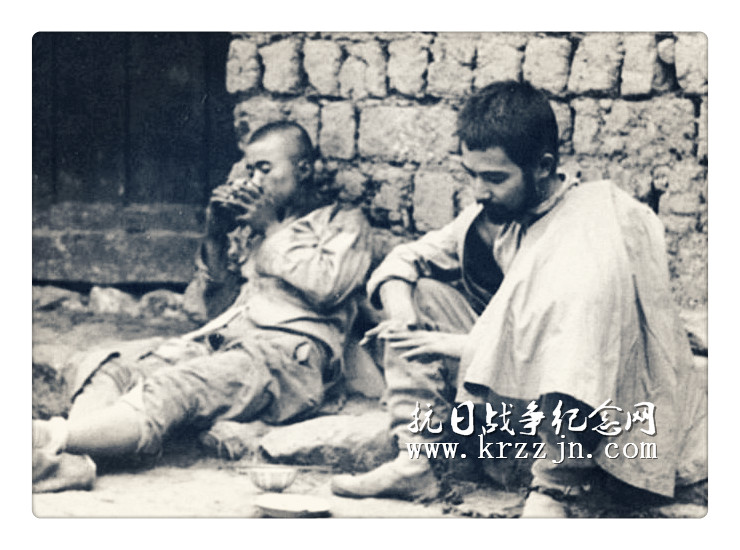 松山战役后被俘的少数日军。