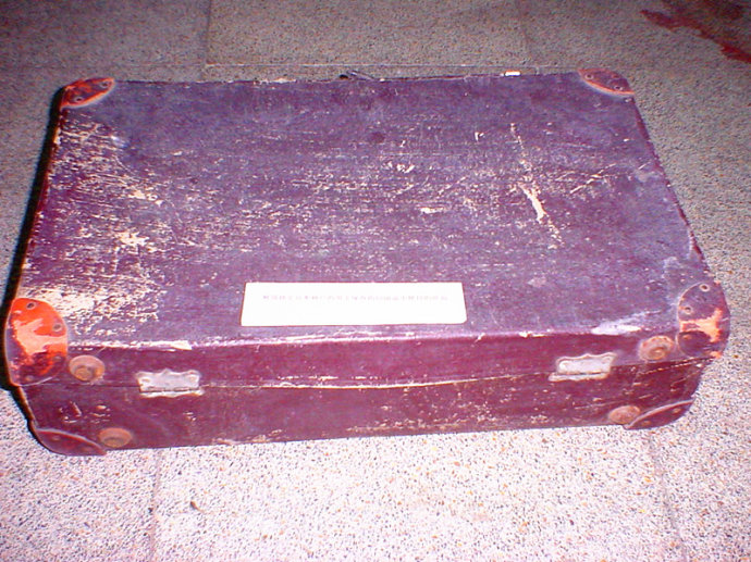 07 被强掳至日本神户的劳工保存的回国途中使用的箱子