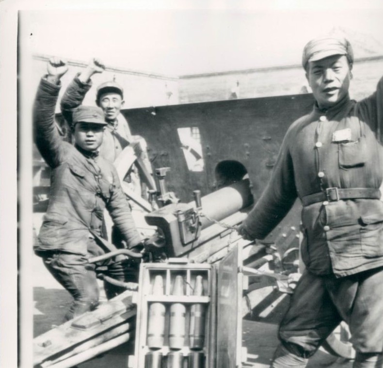 1937年，中国军队备战。