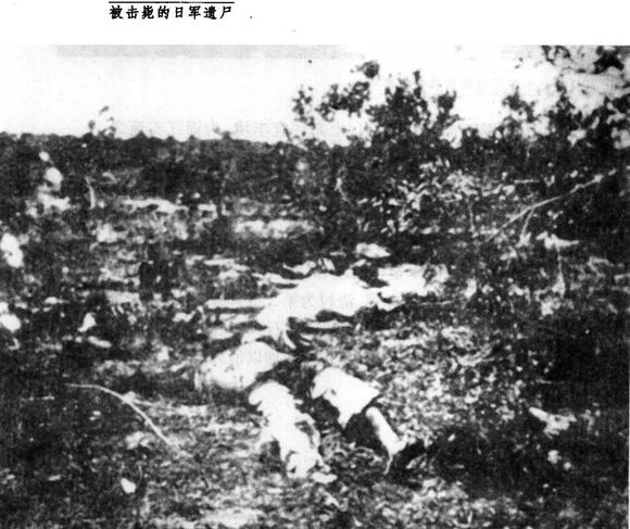 图为上高会战日本军的弃尸