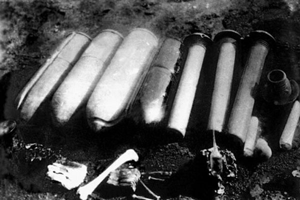 日军残存的土陶制细菌弹