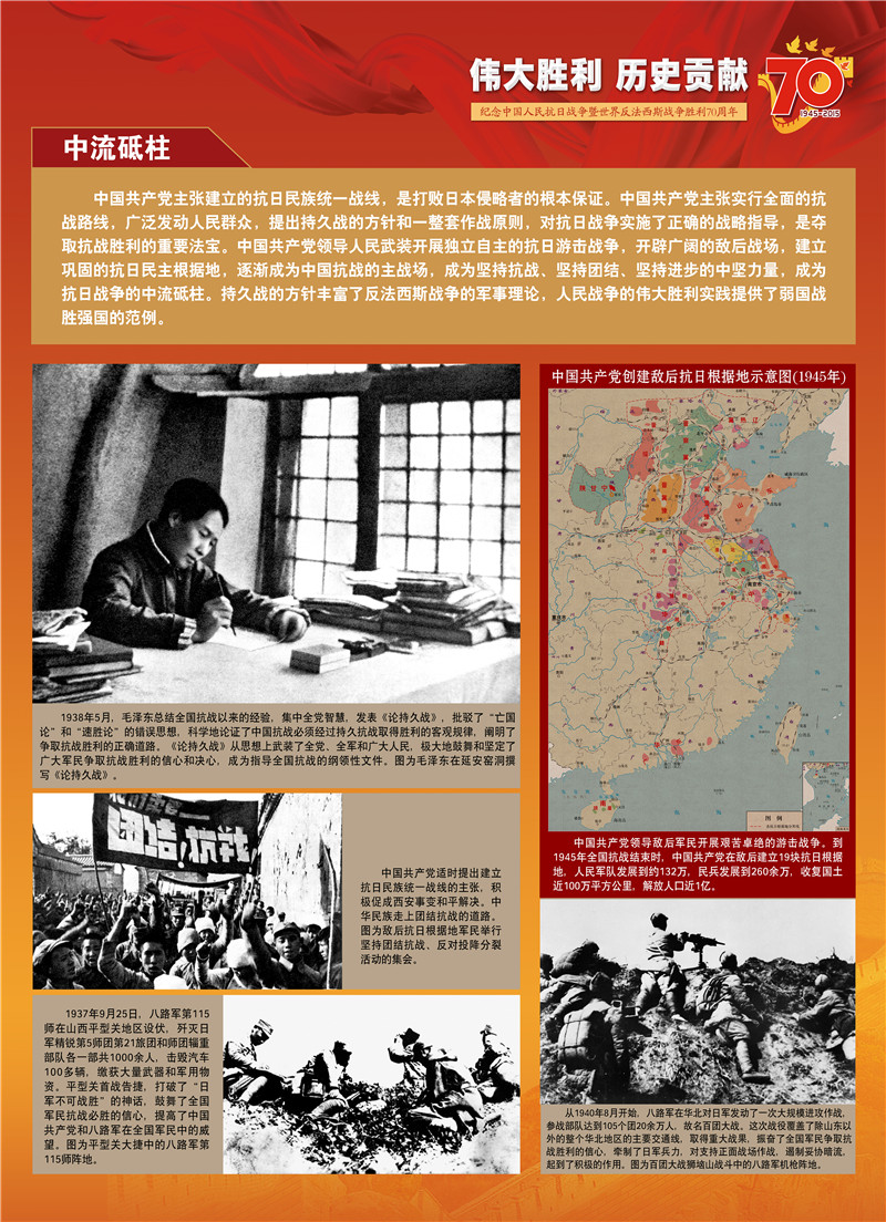 图版3：中国共产党的中流砥柱作用