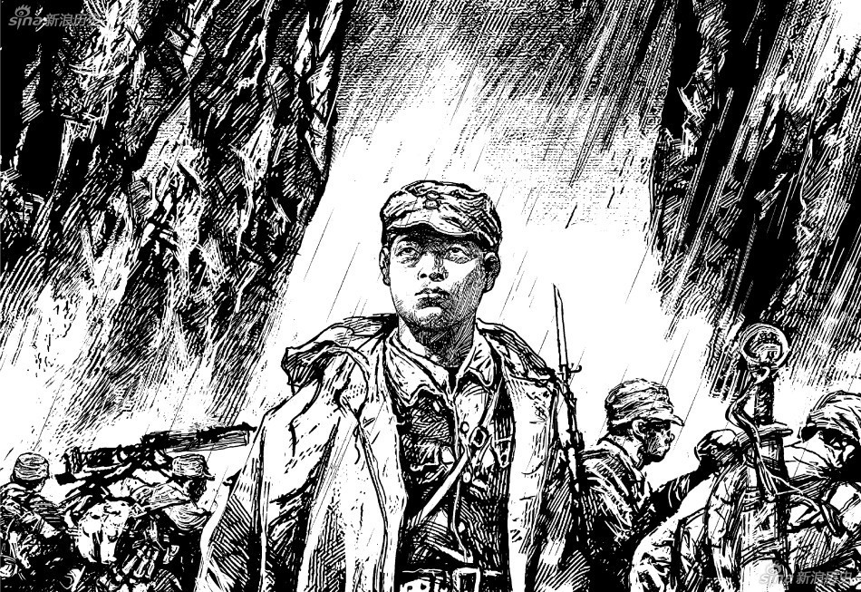 午夜12点，团长李天佑率主攻队伍686团冒着暴雨向埋伏的地点进发，次日清晨隐蔽完毕。