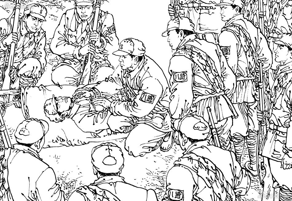 负责掩护的战士们向他报告：“赵营长牺牲了！”陈锡联一楞，走上前去，看着这位23岁的指挥员、他最得力的部下静静地躺在那里，心如刀绞，万分悲痛！
