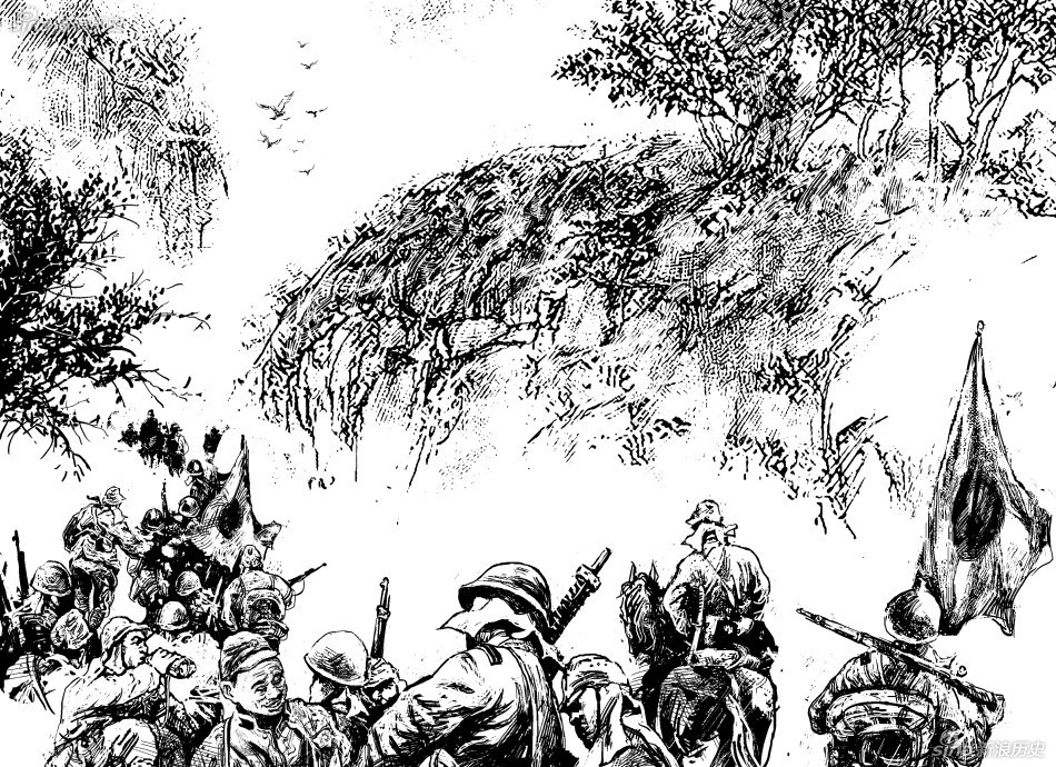 11月3日7时许，挥舞着“膏药旗”的日军在1支游击队的诱击下进入了雁宿崖峡谷，不料正是入了八路军的“口袋阵”！