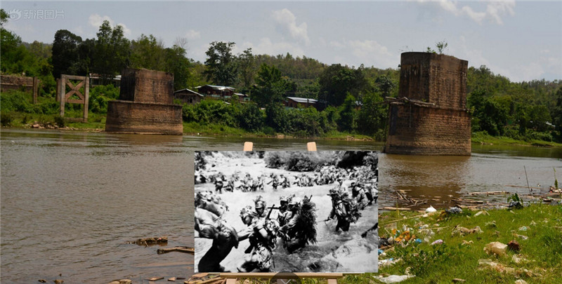 从缅甸腊戌到同古，这一路有很多这样的断桥。当地居民说，在第一次缅甸战役中，仰光失守，英军败退时为了延缓日军追击，把它们都炸了。当中国远征军进入缅甸后，很多地方只能趟河而过。1942年3月19日，第200师发动同古保卫战，与日军苦战12天，歼敌5000余人，掩护英军撤退。
