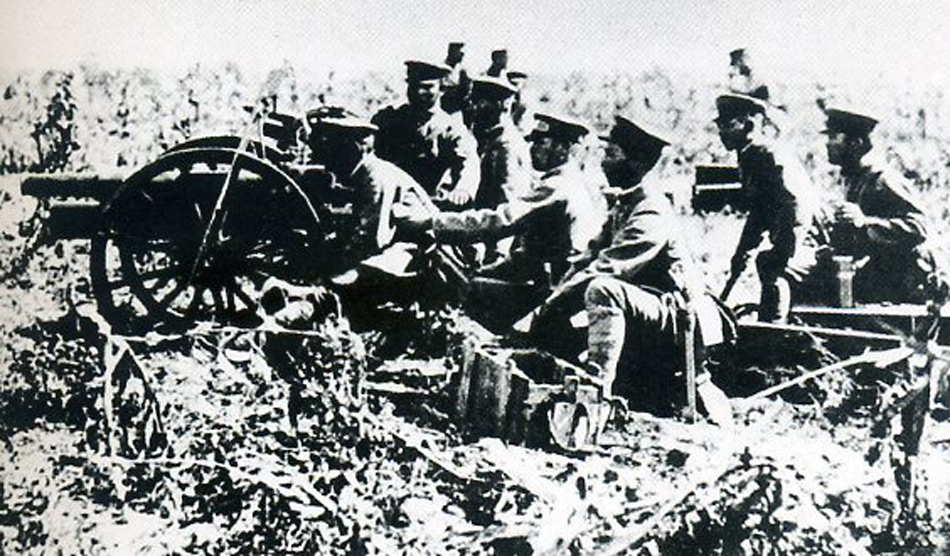　　1931年9月19日，日本关东军进犯长春，炮轰长春宽城子东北军驻地。