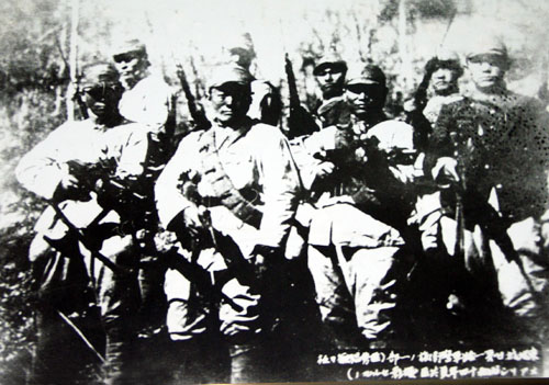 东北抗日联军第一路军警卫旅部分指战员