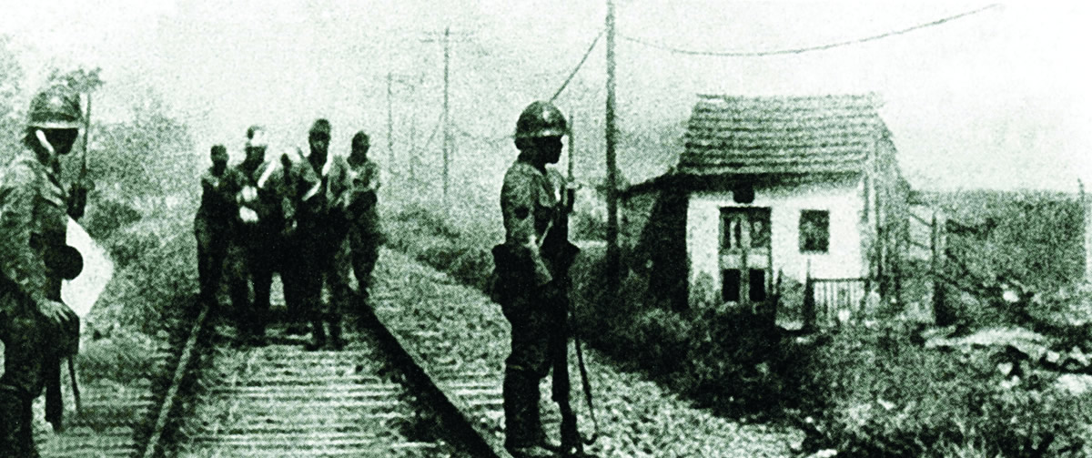 日军侵占下的沪杭铁路