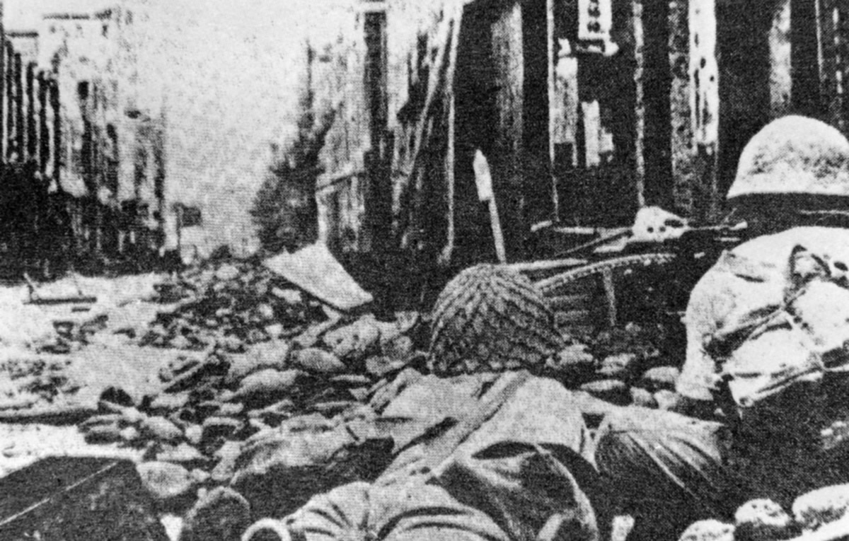 1942年5月27日侵入龙游县城的日军