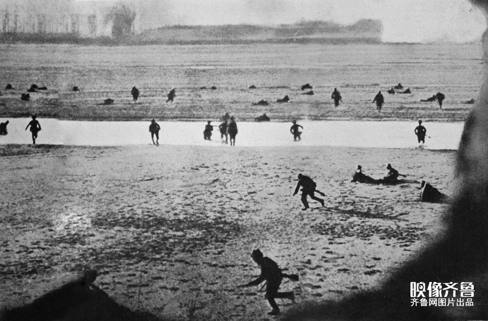 3月15日，日本军队华北方面军第五十团强度沂河，想中国军队阵地突击。