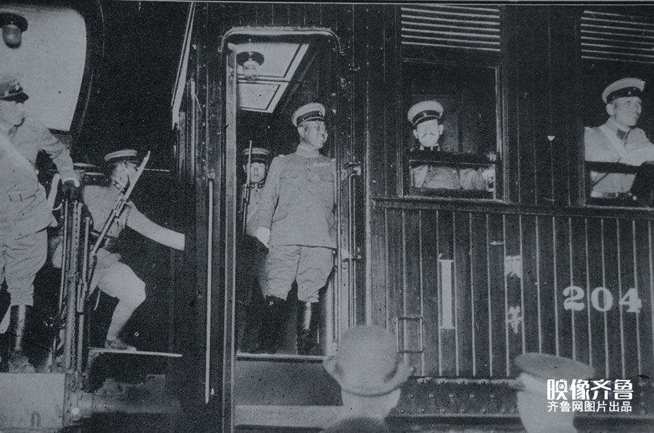 济南惨案，日军福田师团长到达济南。