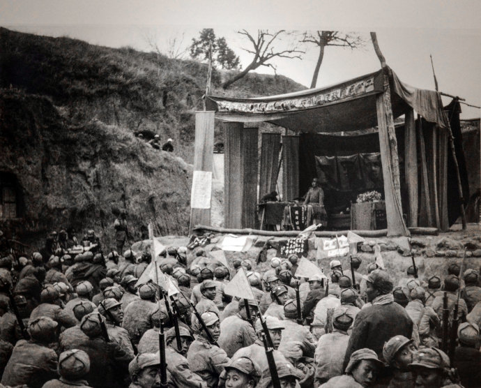 1944年河北，晋察冀二分区庆祝反扫荡胜利