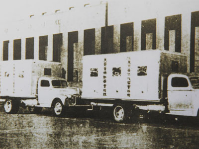 抗战时期，旅美京华侨救国会捐赠的血库救护车