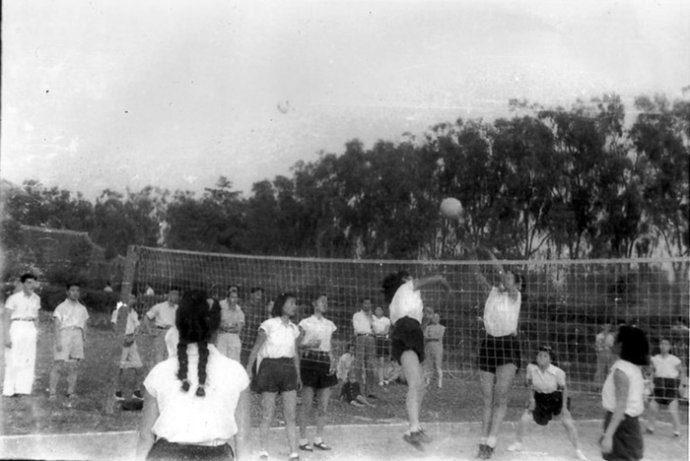 金陵女子文理学院的排球比赛（1944年）
