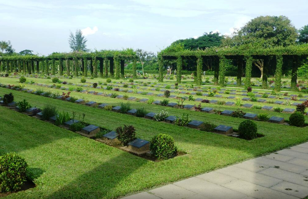 缅甸仰光Taukkyan战争墓园5