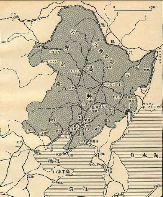 918事件前的东北全图。