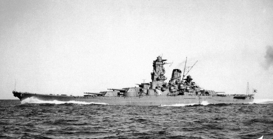 1941年日本建成了世界上最大的战列舰大和号。