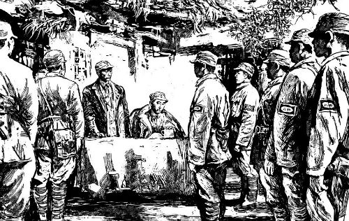 7 9月23日，115师师长林彪做出战斗部署：独立团、骑兵营在平型关以东牵阻敌军援兵；第685、686、687三个团分段伏击。