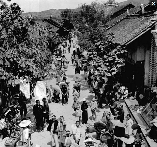 1941年的成都龙泉驿老照片: 抗战时期难得的乐土