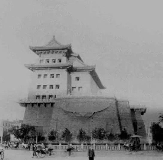 老照片：抗战时被日本占领的北京
