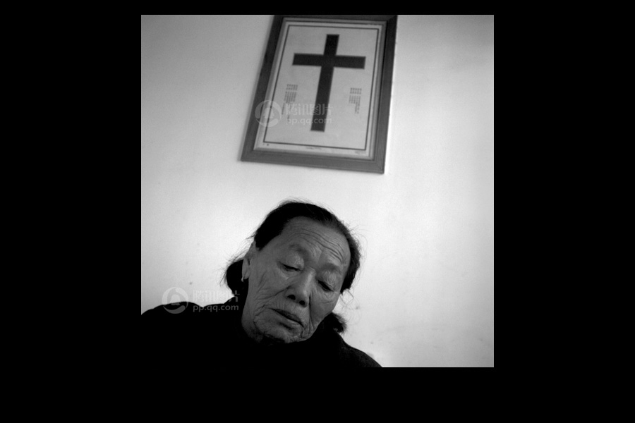 山西盂县慰安妇关押遗址，活着的慰安妇。