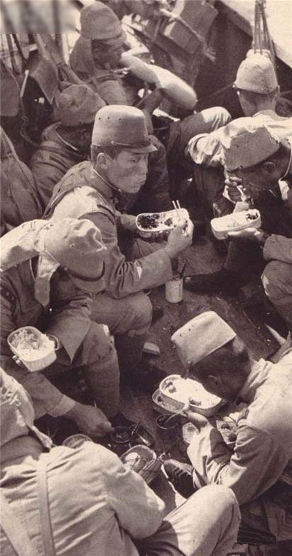 拉包尔日军伙食图片