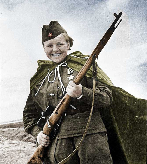 苏联女兵老照片图片