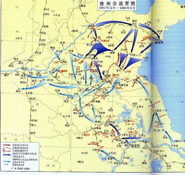 抗日战争徐州会战，日军共投入多少兵力参战